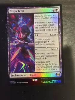 MTG Ninja Teen (Foil) - Teenage Mutant Ninja Turtles (TMT) R NM - Image 1