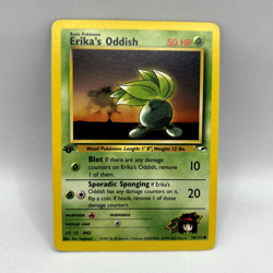 Pokemon TCG - Erika's Oddish 78/132 1st Edition - WOTC Gym Heroes - VLP - Image 1