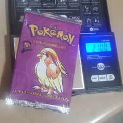 Pokemon Base Set 2 PIDGEOT ART Booster Pack *HEAVY* [21g] - Image 1