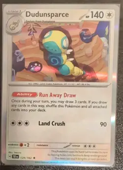 Dudunsparce 129/162 Pokemon TCG Scarlet & Violet Temporal Forces Holo Rare - Image 1