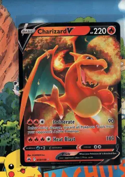 Pokemon TCG Charizard V Crown Zenith 018/159 Holo Ultra Rare NM/M - Image 1