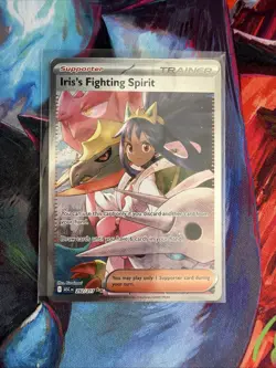 Pokemon Iris's Fighting Spirit SIR 292/217 Ascended Heroes Card NM - Image 1