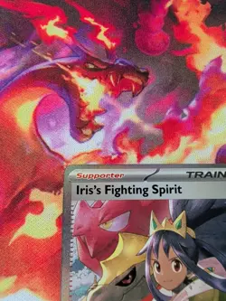Iris's Fighting Spirit 292 / 217 SIR Pokemon Ascended Heroes NM FRESH PULL - Image 2