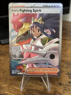 Iris's Fighting Spirit 292/217 SIR Ascended Heroes Pokemon ME 2.5 - MINT - Image 1