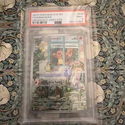 2023 POKEMON SVP EN-SV BLACK STAR PROMO #044 CHARMANDER PSA 9 MINT - Image 1