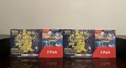 LOT OF 2 Pokemon Surging Sparks ETB & Booster Bundle Costco 2-Pack Sealed - Image 1
