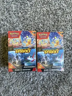 Surging Sparks Scarlet Violet Booster Bundle New Sealed Lot of 2 - Image 1