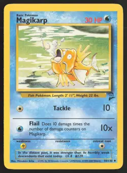 Pokemon TCG | Magikarp 50/130 | Uncommon | Base Set 2 | Lightly Played - Image 2