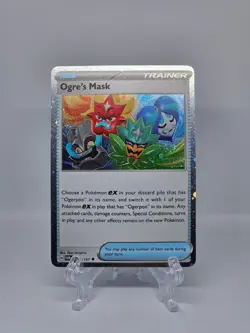 159/167 OGRE'S MASK | RARE COSMOS HOLO | TWILIGHT MASQUERADE POKEMON CARD - Image 1