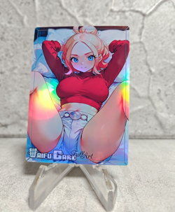 Zita Trading Card Waifu Goddess Story Anime Girl holo Karte Manga Full Art - Image 1