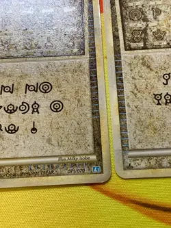 Pokemon card Alph Lithograph Set 071/070 L1 1st Soul silver Unown Japanese #2351 - Image 5