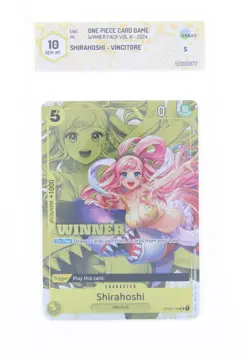 One Piece Card Game - Shirahoshi Winner (UC) - OP03-116 - GRAAD 10 ENG 2024 - Image 1