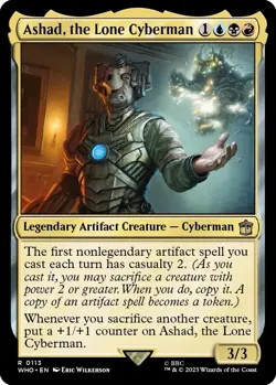 Ashad Lone Cyberman Deck Edh Commander Magic MTG Deck - Image 1