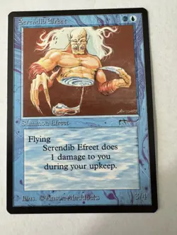 Magic The Gathering Arabian Serendib Efreet (Arabian Nights) - Image 1
