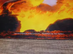 Ultra Pro Magic The Gathering MTG TCG 2010 Kev Walker Inferno Titan Playmat - Image 3