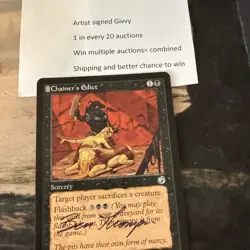 MTG Mystical Tutor SINGLE USED EXCELLENT CONDITION SEE PHOTOS - Image 3