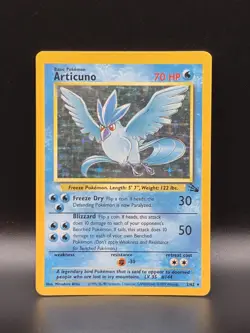 Articuno Holo Rare Card 2/62 Fossil Set Pokemon Card - Image 1