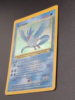 Articuno Holo Rare Card 2/62 Fossil Set Pokemon Card - Image 5
