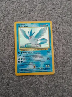 Pokemon Articuno Holo Rare 2/62 Fossil 70 HP 1999 Wizards English TCG Card - Image 1