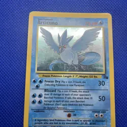Pokemon TCG Articuno Fossil Holo Card 2/62 Unlimited Rare - Image 2