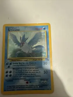 Pokemon TCG Articuno Fossil Holo Card 2/62 Unlimited Rare - Image 2