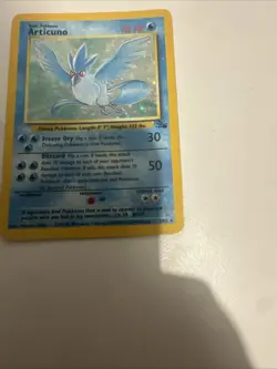 Pokemon TCG Articuno Fossil Holo Card 2/62 Unlimited Rare - Image 3