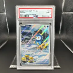 2025 Pokemon Phantasmal Flames Piplup #098 IR EN Graded PSA 9 - Image 1