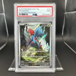 2025 Pokemon White Flare Druddigon #151 IR EN Graded PSA 9 - Image 1