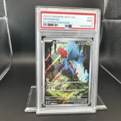 2025 Pokemon White Flare Druddigon #151 IR EN Graded PSA 9 - Image 4