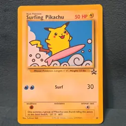 Pokemon Surfing Pikachu 28/53 Wotc Promo 2001 Basic 50 HP Regular - Image 1
