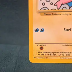 Pokemon Surfing Pikachu 28/53 Wotc Promo 2001 Basic 50 HP Regular - Image 4