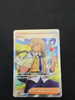 Pokemon TCG Arven 235/198 Full Art Secret Rare Trainer Scarlet & Violet LP - Image 1