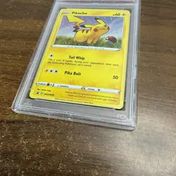 Pokemon Pikachu SWSH039 Single Pack Blisters Black Star Promo PSA 10 - Image 4