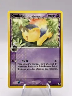 Cyndaquil Delta Species 45/101 Dragon Frontiers Pokemon NM - Image 1