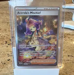Pokemon Acerola's Mischief 183/132 Me01: Mega Evolution Full Art Holo Card - Image 1