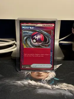 Master Ball 153/162 Pokemon Temporal Forces ACE SPEC RARE Lightly Played - Image 1