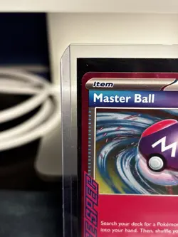 Master Ball 153/162 Pokemon Temporal Forces ACE SPEC RARE Lightly Played - Image 3
