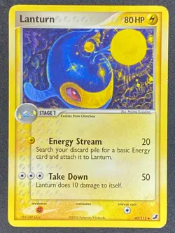 Pokemon Lanturn 40/115 UF EX Unseen Forces LP - Image 1