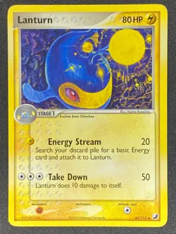 Pokemon Lanturn 40/115 UF EX Unseen Forces LP - Image 1