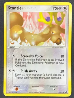 Pokemon Stantler 32/115 UF EX Unseen Forces LP/NM - Image 1