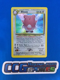 Pokemon Neo Revelation - Blissey 2/64 Holo Foil With Swirl *CCGHouse* RB - Image 2