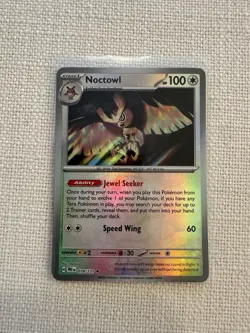 Noctowl Poke Ball Pattern 078/131 Pokemon TCG Prismatic Evolutions NM - Image 1
