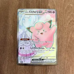 Pokemon TCG LILLIE’S CLEFAIRY ex sv09: Journey Together 173/159 ultra rare holo - Image 1