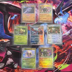 Pokemon TCG Prismatic Evolutions Masterball lot of 7 Exeggutor, Roaring moon, NM - Image 1