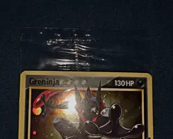 2021 Pokemon Celebrations Greninja Gold Star SWSH144 Black Star Promo - Sealed - Image 3