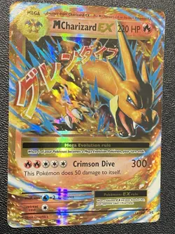 M Charizard EX 13/108 NM HOLO Ultra Rare Mega English XY Evolutions Pokemon TCG - Image 1