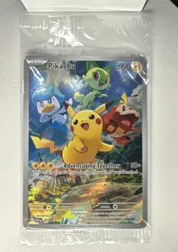 Pikachu 027 Scarlet & Violet Promo - Pokemon TCG Sealed Promo - Image 1