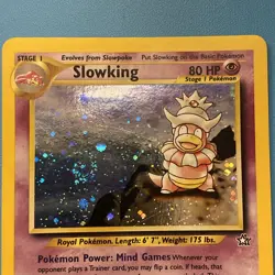 Pokemon Slowking Holo Rare #14/111 - Neo Genesis WOTC Set LP - Image 2