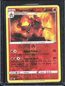Pokemon TCG Magmortar 030/192 Reverse Holo Rare Darkness Ablaze B-0002 - Image 1