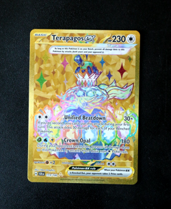 Pokemon Card TCG - Terapagos EX 173/142 - Stellar Crown - Hyper Rare - NM ⭐ - Image 1
